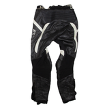 Biker Mens Leather Trousers Black Regular Skinny W30 L27