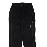 JACK WOLFSKIN Womens Trousers Black Regular Straight W28 L31