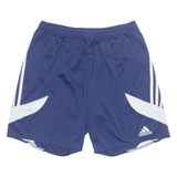 ADIDAS Mens Sports Shorts Blue Relaxed L W30