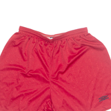 UMBRO Mens Sports Shorts Red Relaxed L W26