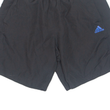 ADIDAS Mesh Lined Mens Swimming Shorts Black Relaxed L W30