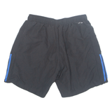 ADIDAS Mesh Lined Mens Swimming Shorts Black Relaxed L W30