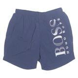 BOSS HUGO BOSS Mesh Lined Mens Swimming Shorts Blue Relaxed S W26