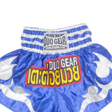 DUO GEAR MMA Mens Sports Shorts Blue Relaxed Crazy Pattern S W20