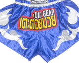 DUO GEAR MMA Mens Sports Shorts Blue Relaxed Crazy Pattern S W20