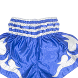 DUO GEAR MMA Mens Sports Shorts Blue Relaxed Crazy Pattern S W20