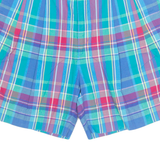 NAUTICA Mens Chino Shorts Blue Classic 90s Check M W34