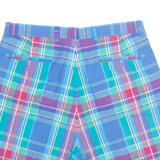 NAUTICA Mens Chino Shorts Blue Classic 90s Check M W34