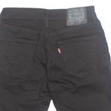 LEVI'S Cut Off Turn Up 511 Mens Denim Shorts Black S W28