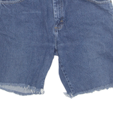 WRANGLER Cut Off Mens Denim Shorts Blue M W34