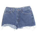 WRANGLER Cut Off Womens Denim Shorts Blue S W30