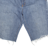 RALPH LAUREN Cut Off Womens Denim Shorts Blue L W36