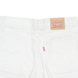 LEVI'S Cut Off Womens Denim Shorts White S W23
