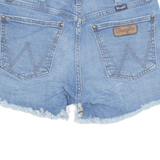 WRANGLER Cut Off Womens Denim Shorts Blue S W29