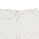 LEVI'S Turn Up Womens Denim Shorts Beige M W30