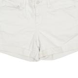 LEVI'S Turn Up Womens Denim Shorts Beige M W30