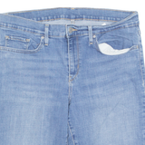 LEVI'S Stretch Womens Denim Shorts Blue M W34