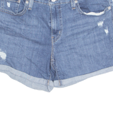LEVI'S Turn Up Womens Denim Shorts Blue M W30