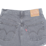 LEVI'S Cut Off 501 Premium Womens Denim Shorts Black XXS W26