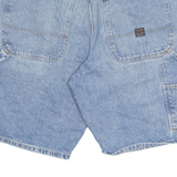 RALPH LAUREN POLO JEANS COMPANY Denim Carpenter Mens Workwear Shorts Blue 90s L W35