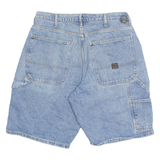 RALPH LAUREN POLO JEANS COMPANY Denim Carpenter Mens Workwear Shorts Blue 90s L W35