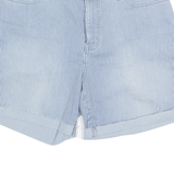 CALVIN KLEIN JEANS Denim Look Womens Casual Shorts Blue Striped M W30