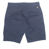 DICKIES Cut Off Mens Workwear Shorts Blue XL W40