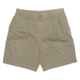 NAUTICA Mens Chino Shorts Brown Classic L W35