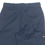 DICKIES Mens Workwear Shorts Blue Loose L W35