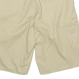 DICKIES Mens Workwear Shorts Beige M W34