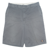 DICKIES Mens Workwear Shorts Grey Loose XL W38