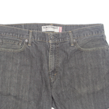 LEVI'S 514 Cut Off Womens Denim Shorts Black L W35