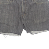 LEVI'S 514 Cut Off Womens Denim Shorts Black L W35