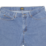 LEE Cut Off Mens Denim Shorts Blue L W36