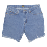 LEE Cut Off Mens Denim Shorts Blue L W36