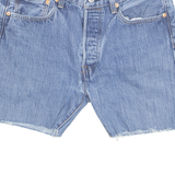 LEVI'S Cut Off 501 Mens Denim Shorts Blue M W31