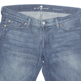 7 FOR ALL MANKIND Cut Off Womens Denim Shorts Blue M W33