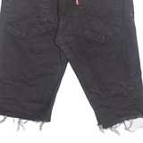 LEVI'S Cut Off 511 Mens Denim Shorts Black M W29