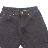 LEVI'S Cut Off 560 Womens Denim Shorts Black M W30