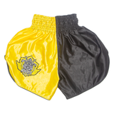BLITZ MMA Mens Sports Shorts Yellow Relaxed Colourblock XL W24