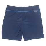 ADIDAS Mesh Lined Mens Swimming Shorts Blue Relaxed L W40