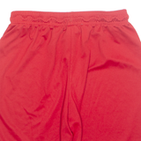 NIKE DRI FIT Mens Sports Shorts Red Relaxed M W26
