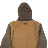 DAKOTA Mens Jacket Brown Hooded 2XL