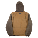 DAKOTA Mens Jacket Brown Hooded 2XL