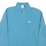 THE NORTH FACE Lightweight 1/4 Zip Womens Fleece Jacket Blue M