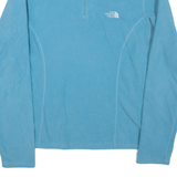 THE NORTH FACE Lightweight 1/4 Zip Womens Fleece Jacket Blue M