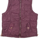 CHARLOTTE RUSSE Womens Gilet Purple M