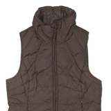 REACTION Womens Gilet Brown Nylon M