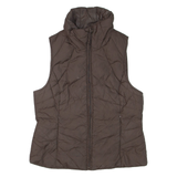REACTION Womens Gilet Brown Nylon M