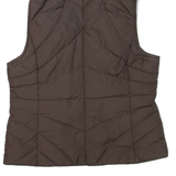REACTION Womens Gilet Brown Nylon M